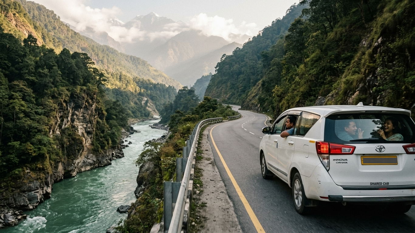 Shared Cab Sikkim | Bagdogra to Gangtok & Siliguri to Gangtok | Wizzride