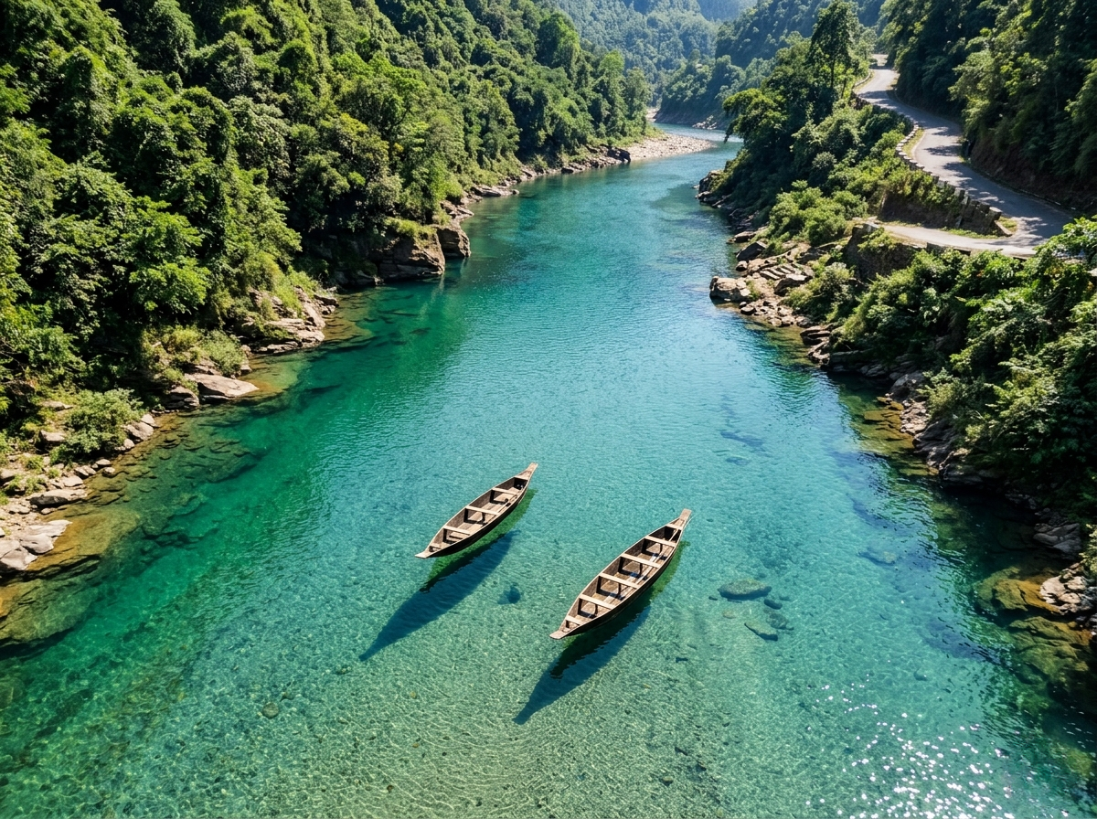 Guwahati to Dawki Mawlynnong Crystal River Road Trip | Wizzride